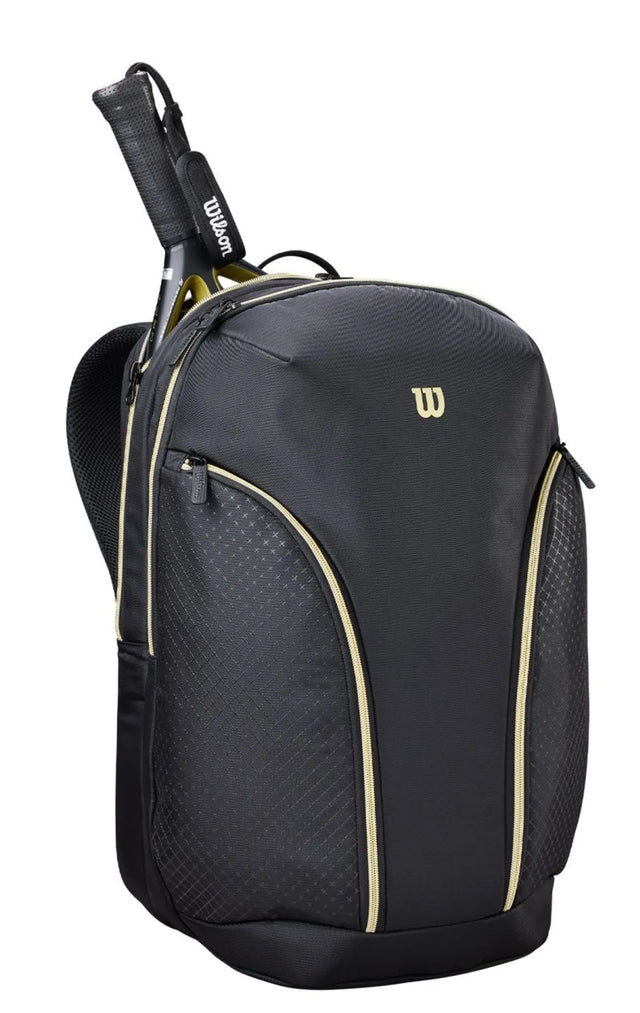 Plecak do padla Wilson Defy V1 Padel Backpack czarno-złoty