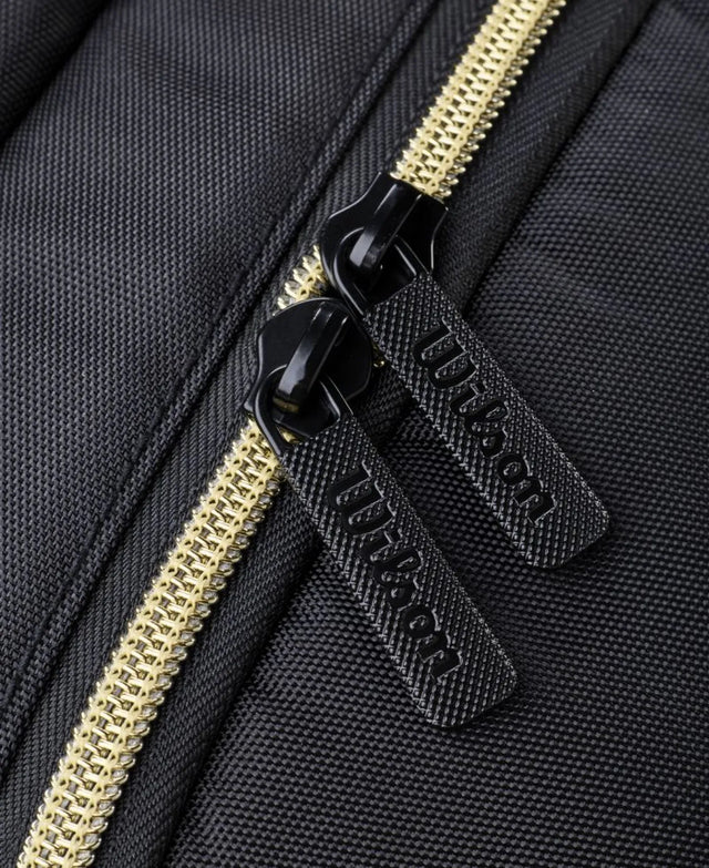 Plecak do padla Wilson Defy V1 Padel Backpack czarno-złoty