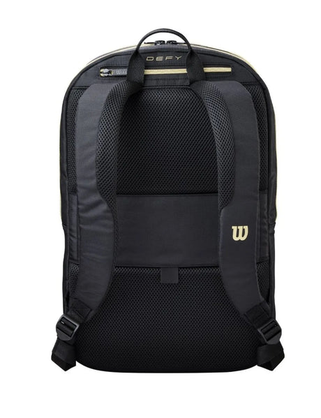 Plecak do padla Wilson Defy V1 Padel Backpack czarno-złoty