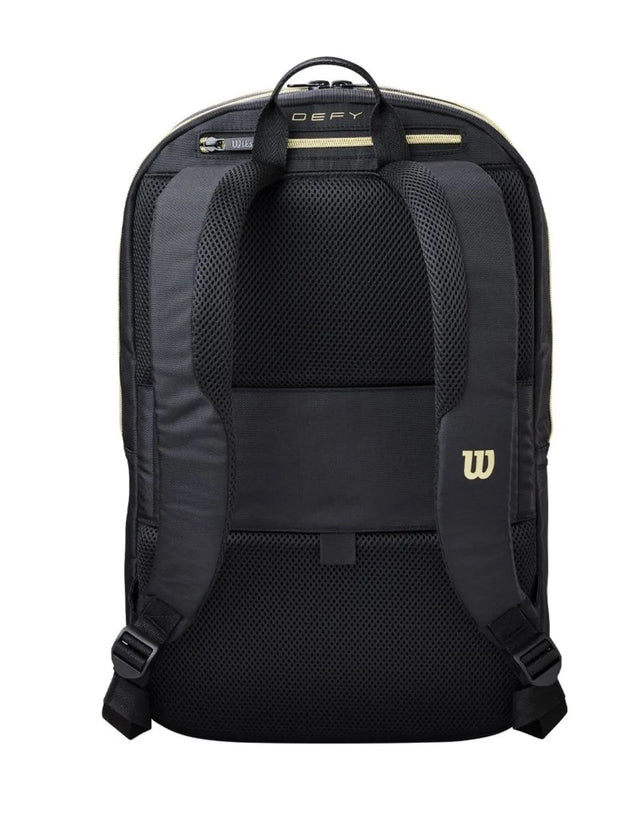 Plecak do padla Wilson Defy V1 Padel Backpack czarno-złoty