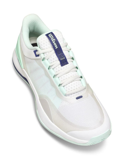 Buty tenisowe Wilson Intrigue Tour biało-miętowe