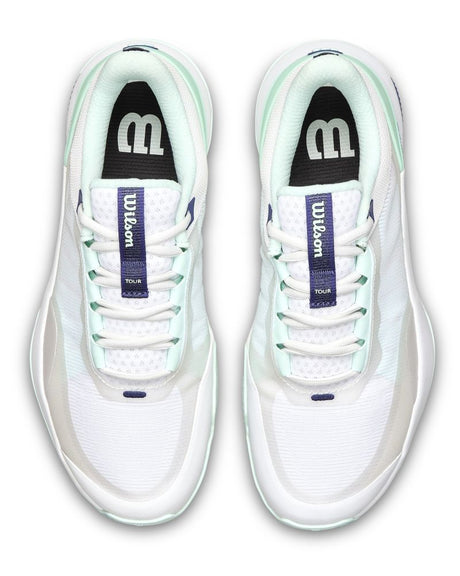 Buty tenisowe Wilson Intrigue Tour biało-miętowe