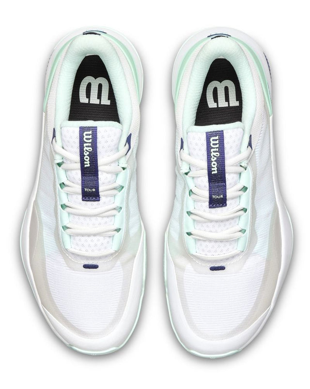 Buty tenisowe Wilson Intrigue Tour biało-miętowe