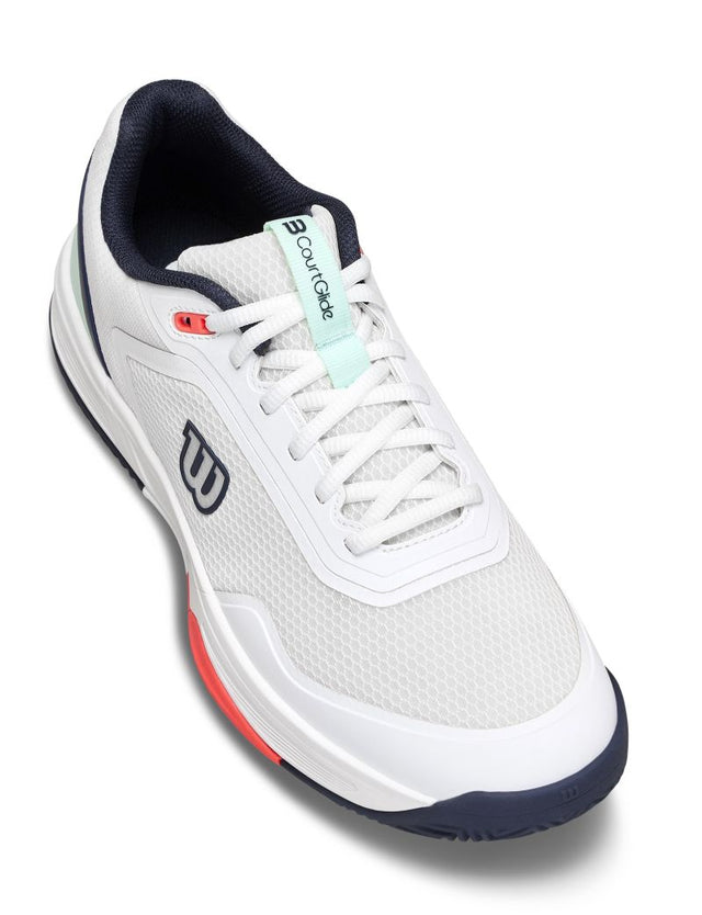 Buty tenisowe Wilson Court Glide biało-granatowe