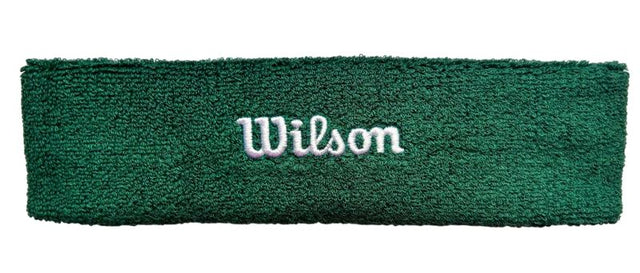 Frotka tenisowa na głowę Wilson Headband zielona