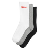 Skarpety tenisowe Wilson Crew Logo Sock 3P wielokolorowe