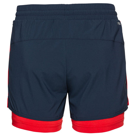 Spodenki tenisowe Fila Shorts Evie granatowe