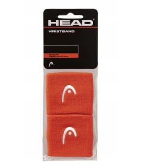 Frotki tenisowe Head Wristbands 2.5" pomarańczowe