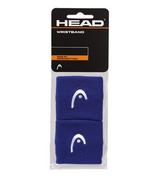 Frotki tenisowe Head Wristbands 2.5" niebieskie
