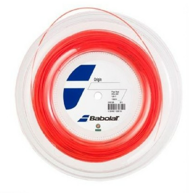 Naciąg tenisowy Babolat Origin czerwony 12m ze szpuli