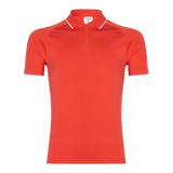 Koszulka tenisowa Wilson Team Seamless Polo 2.0 czerwona
