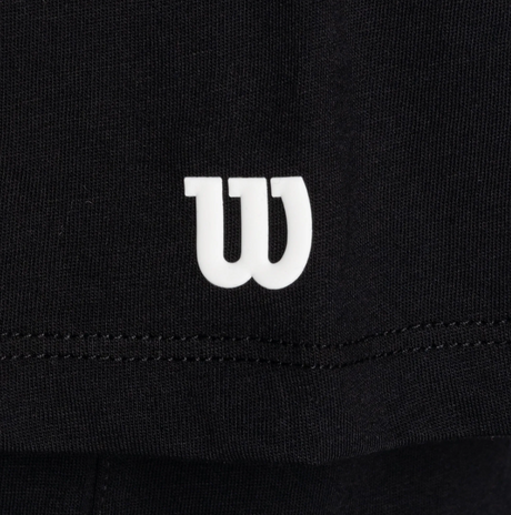 Koszulka tenisowa Wilson Team Graphic Tee czarna