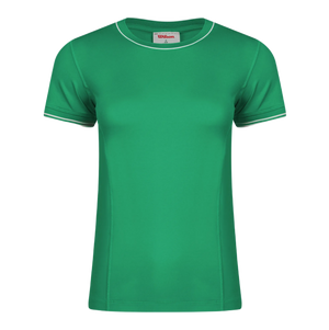 Koszulka tenisowa Wilson Team Seamless damska zielona