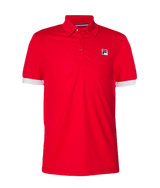 Koszulka tenisowa Fila Polo Marc czerwona