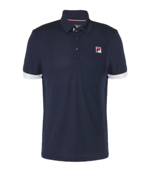 Koszulka tenisowa Fila Polo Marc granatowa