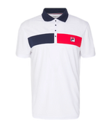 Koszulka tenisowa Fila Polo Jayden biała