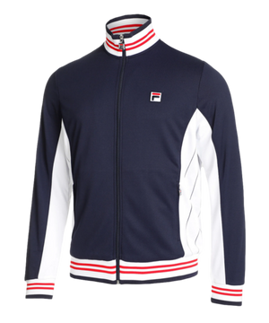 Bluza tenisowa Fila Jacket Bjorn granatowa