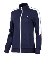 Bluza tenisowa Fila Jacket Manuela granatowa