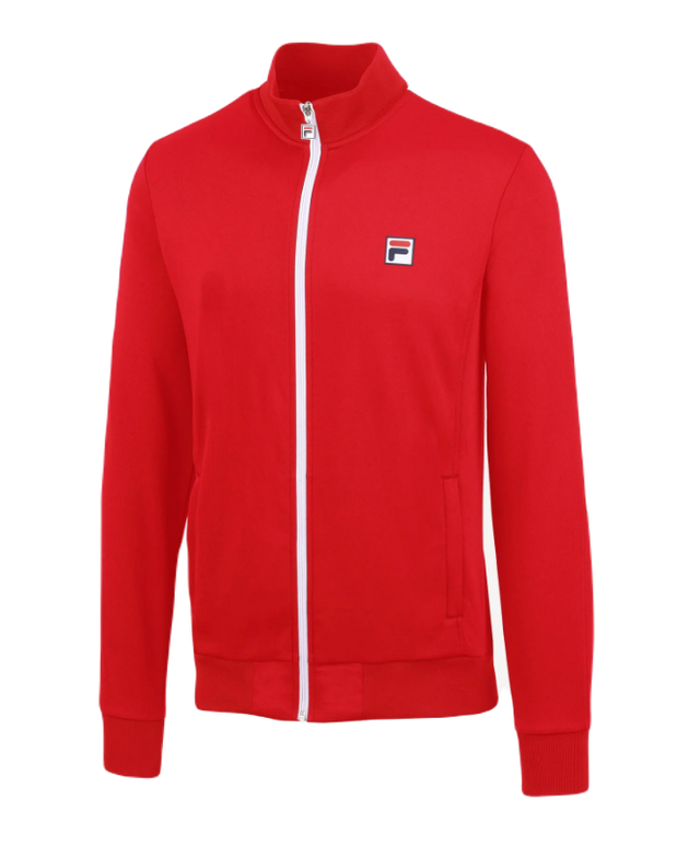 Bluza tenisowa Fila Jacket Manuel czerwona