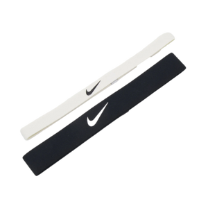 Opaski na głowę Nike Flex Headband czarno-białe
