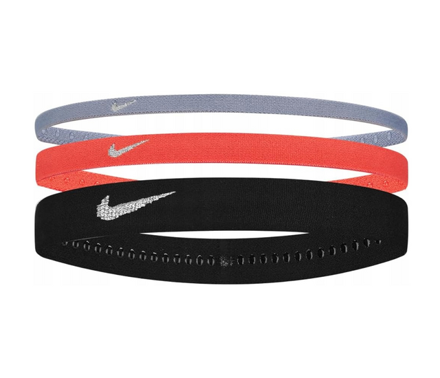 Opaski na głowę Nike Mixed Headbands wielokolorowe x3