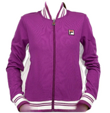 Bluza tenisowa damska Fila Settanta fioletowa