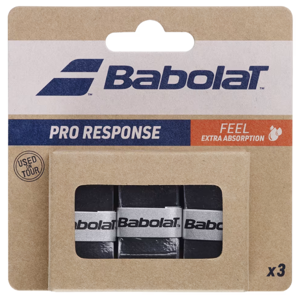 Owijka tenisowa Babolat Pro Response Feel czarne