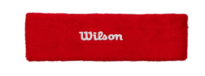 Frotka tenisowa na głowę Wilson Headband czerwona