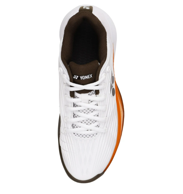 Buty tenisowe Yonex Power Cushion Eclipsion 5 Women US biało-brązowe
