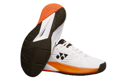 Buty tenisowe Yonex Power Cushion Eclipsion 5 Women US biało-brązowe