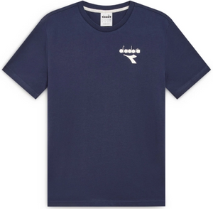 Koszulka tenisowa Diadora SS T-shirt SS ESS. Sport SL granatowa