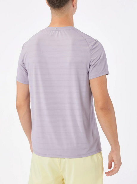 Koszulka tenisowa Fila T-shirt Titus lawendowa