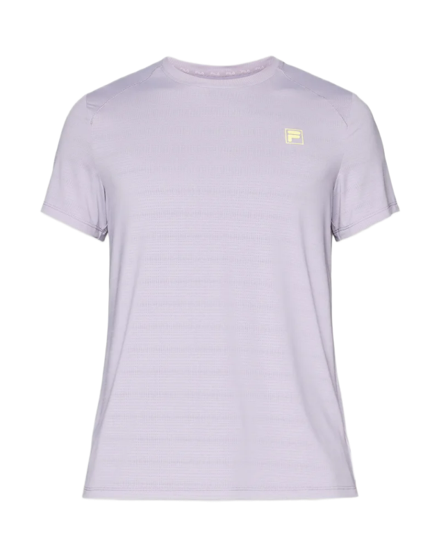 Koszulka tenisowa Fila T-shirt Titus lawendowa
