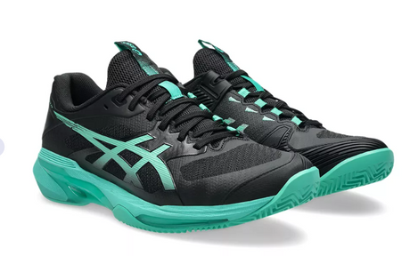 Buty tenisowe Asics Solution Speed FF 4 Clay czarno-zielone