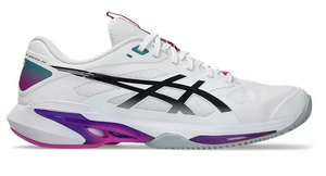 Buty tenisowe Asics Solution Speed FF 4 Clay biało-fioletowe