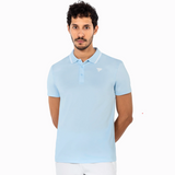 Koszulka tenisowa Tecnifibre Team Tech Polo błękitna