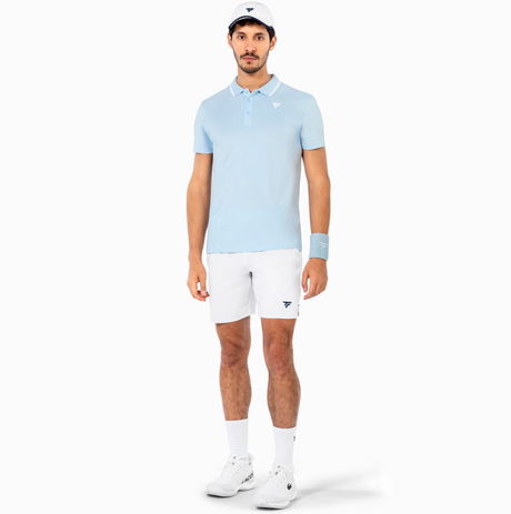 Koszulka tenisowa Tecnifibre Team Tech Polo błękitna