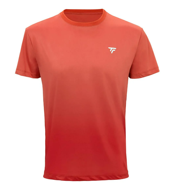Koszulka tenisowa Tecnifibre X-Loop Tee ceglana