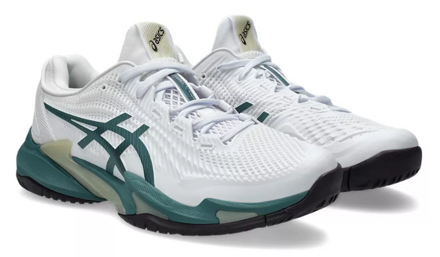 Buty tenisowe Asics Court FF 3 biało-zielone