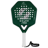 Rakieta do padla Stiga Cybershape 18K Hard Adam Axelsson Edition zielona