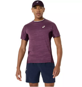 Koszulka sportowa Asics Match Jacquard SS Top purpurowa
