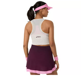 Top tenisowy Asics Match Jacquard Crop Top beżowy
