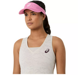 Top tenisowy Asics Match Jacquard Crop Top beżowy