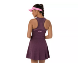 Sukienka tenisowa Asics Match Jacquard Dress bordowa