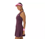 Sukienka tenisowa Asics Match Jacquard Dress bordowa