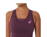 Sukienka tenisowa Asics Match Jacquard Dress bordowa
