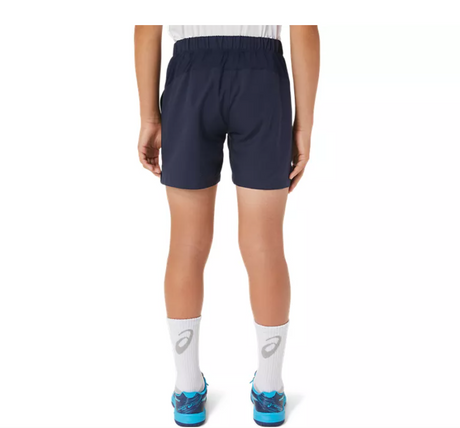 Spodenki tenisowe juniorskie Asics Boys Tennis Short granatowe