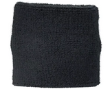 Frotki tenisowe Asics Wristband Short czarne x2