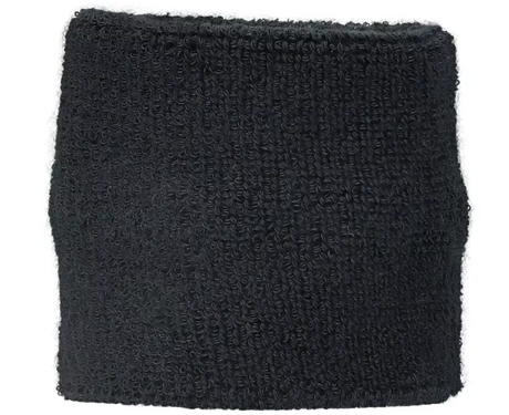 Frotki tenisowe Asics Wristband Short czarne x2
