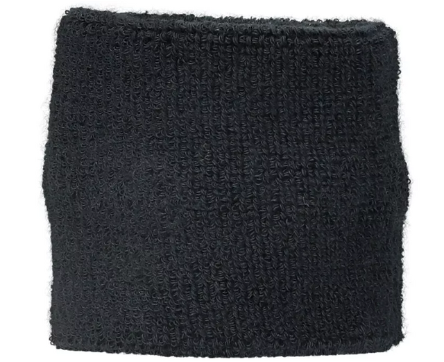 Frotki tenisowe Asics Wristband Short czarne x2